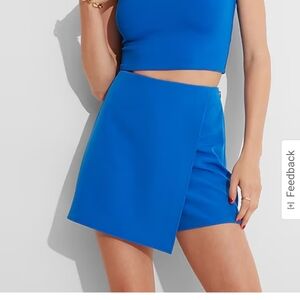 Nwt dusty pink wrap skort